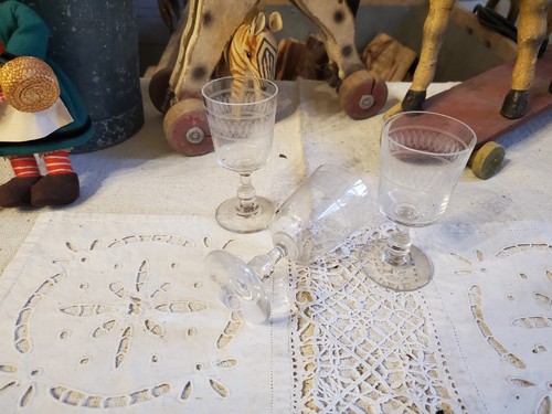 Verres pied cristal - 3,