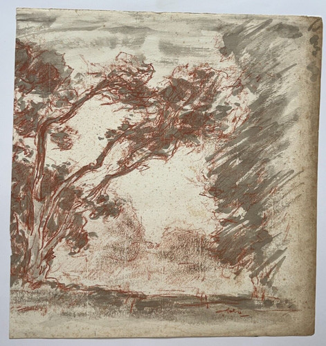 Paysage arbre dessin - paysage, original