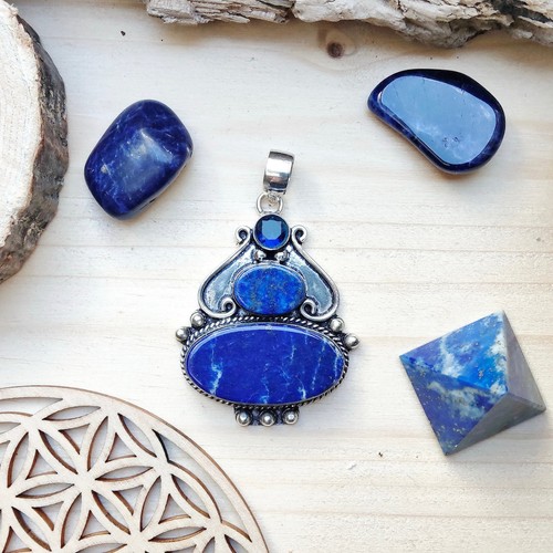 Pendentif bohème chic - , argent