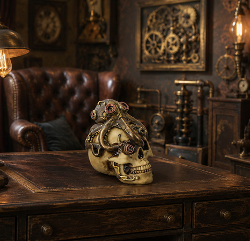 Câne pieuvre steampunk - pieuvre,