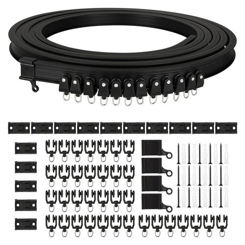 Jeu rails rideaux en - de,