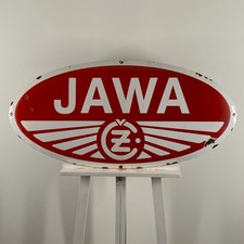Plaque émaillée Jawa -