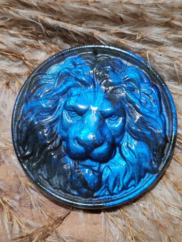 Spectaculaire tête lion en - spectaculaire,