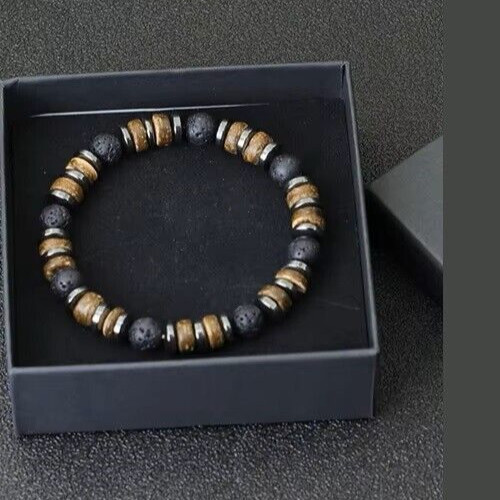Bracelet perles pierre de - pierre,