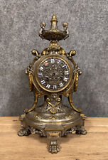 Magnifique Pendule style Renaissance en bronze doré et argenté époque XIXème