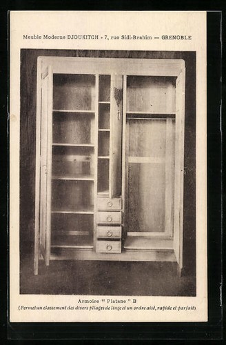 Carte postale grenoble meuble - carte,