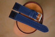Handmade denim blue JLC Jaeger LeCoultre strap size 20/18 (or any size length)