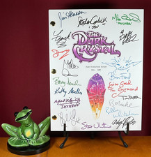 The Dark Crystal Script Signed- Autograph Reprints- 134 Pages