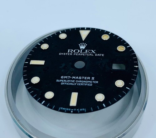 Rolex black dial trit for - trit, gmt