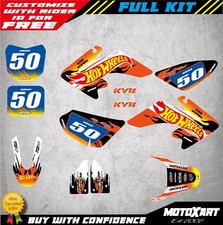 Custom Graphics Kit BLAZE STYLE Honda CRF 50 - 2004 - 2025 sticker kit decals