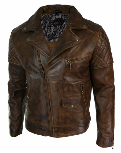 Veste cuir agneau - cuir, d'agneau