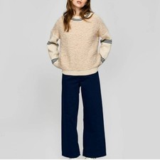 Bellerose Nulen Boucle and Wool Sweater Jumper size 2 Made in Italy