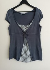 T shirt gris anthracite lien a