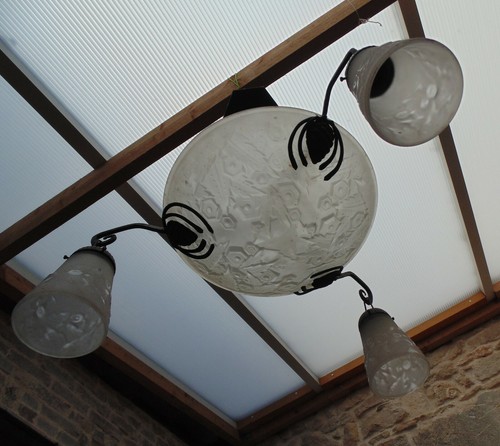 Rare ancien magnifique lustre - rare,