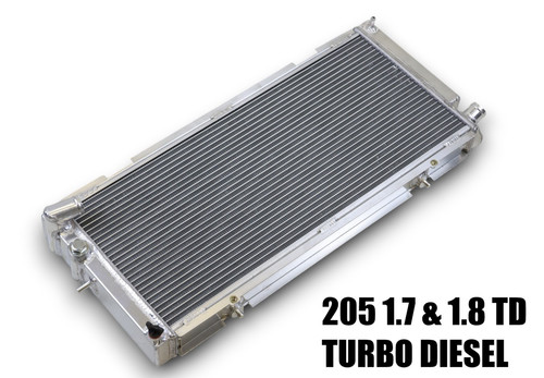 Radiateur alu 205 - alu, turbo