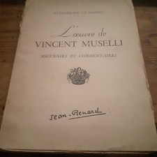 l'oeuvre de VINCENT MUSELLI YVES-GERARD LE DANTEC jean-renard 1944