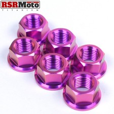 Ecrous De Pignon Arrière En Titane Yamaha R6, 2003-2020, Violet