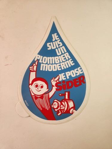 Sticker autocollant plombier - sticker,