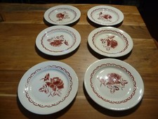 Lot de 6 Assiettes  Digoin