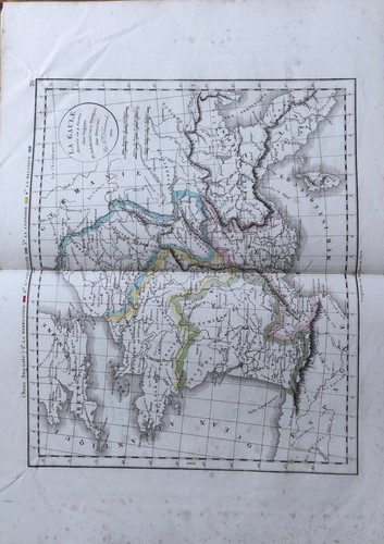 Carte ancienne geographique - carte,