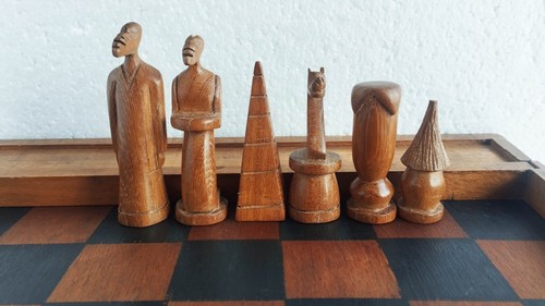 Rare jeu échecs ethnique - rare,