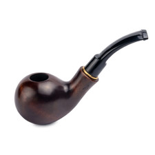Dr. Watson � Pipe � tabac en bois sculpt�e - Sph�re, Compatible avec filtre 9mm