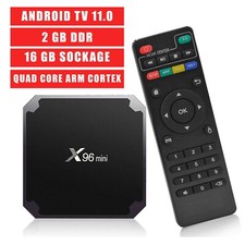 X96 Mini 2GB/16GB Lecteur Multimédia de Diffusion en continu Android 11