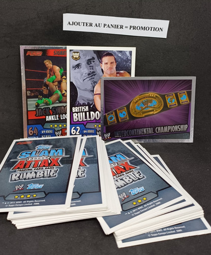 Carte catch slam attax - carte, rumble