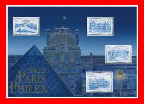2022 bloc feuillet - doré, f