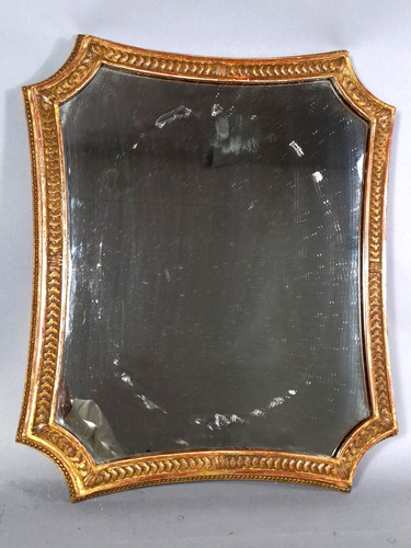 Ancien miroir cadre - , bois