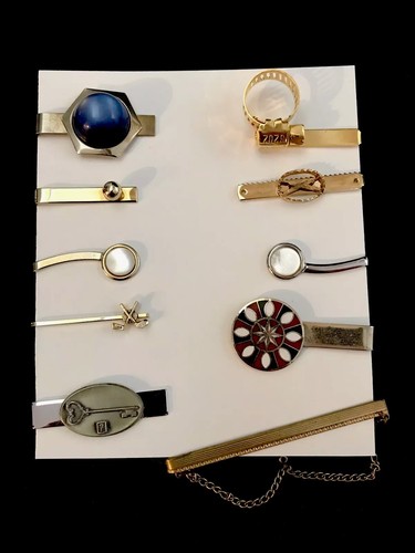 Vintage tie clips hickok - clips,