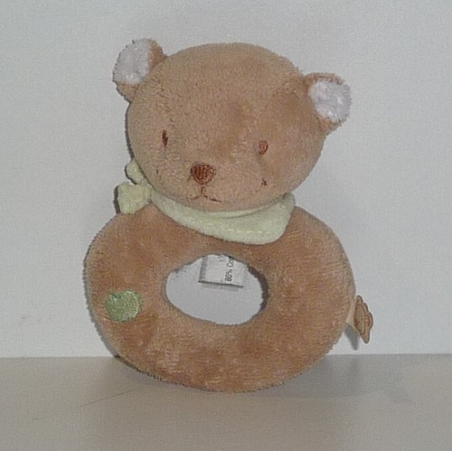 Doudou hochet ours noukies - ours,