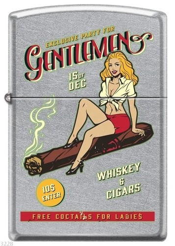 Zippo whiskey and - zippo, cigars