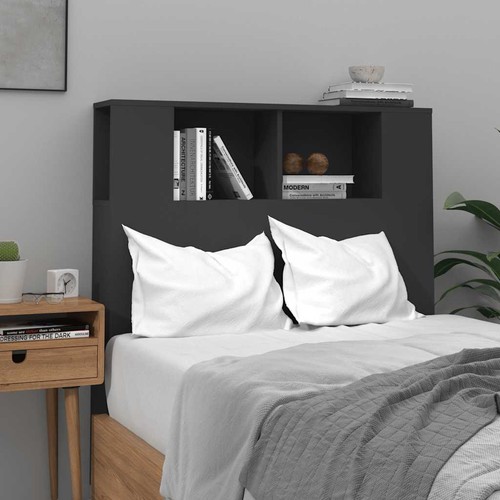 Armoire tête lit noir - de,