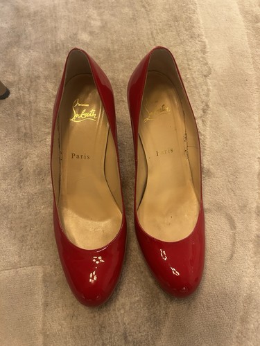 Christian louboutin red patent - red,