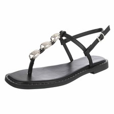 Paire de tongs noires pour