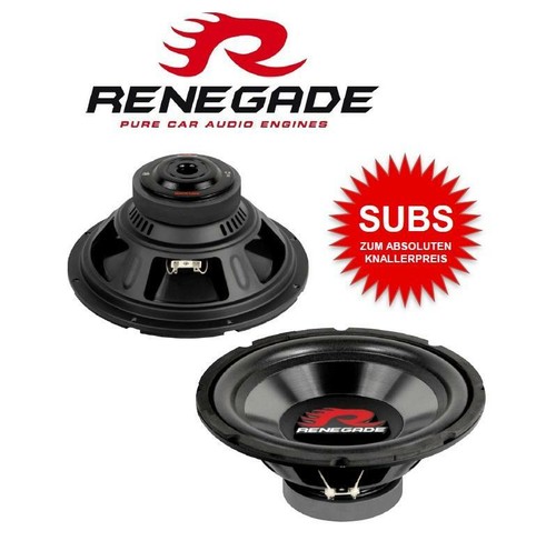 Renegade rxw104 subwoofer - rxw104, 10"