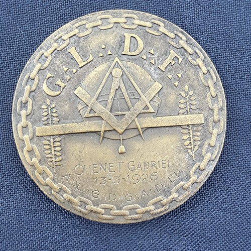 Franc maçonnerie médaille - maçonnerie,