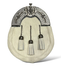 Sporran À Franges Blanches En