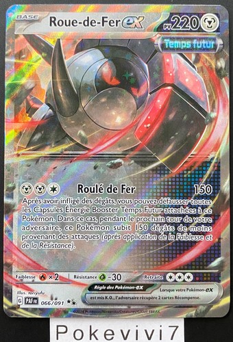 Carte pokemon roue fer - carte, roue-de-fer