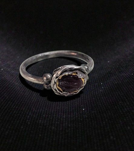 Bague argent or - or, avec
