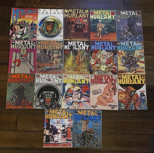 Lot métal hurlant au - 17, 3