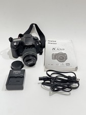 Pentax K10D DSLR w/AF 18-55mm f3.5-5.6 Zoom Lens Battery & Charger