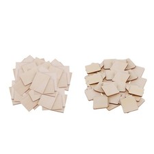 Lot de 100 plaques vierges en