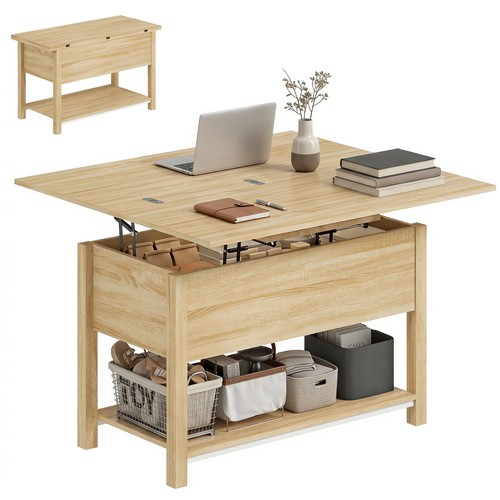 Homcom table basse relevable - basse,