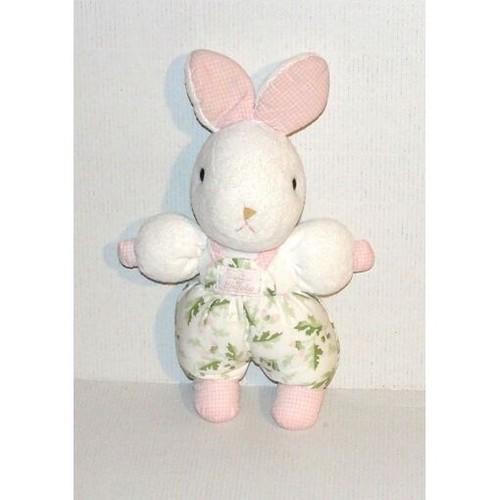 Doudou lapin oreilles vichy - doudou,