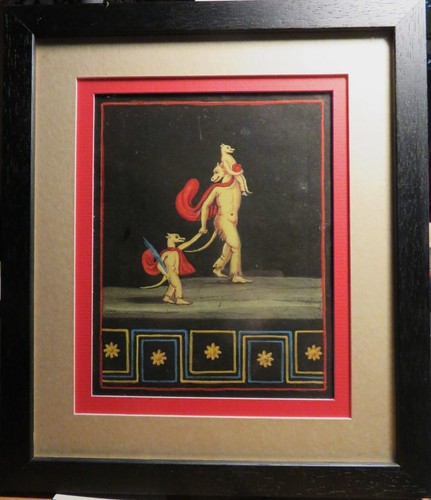 Gouache ancienne reproduction - ancienne,