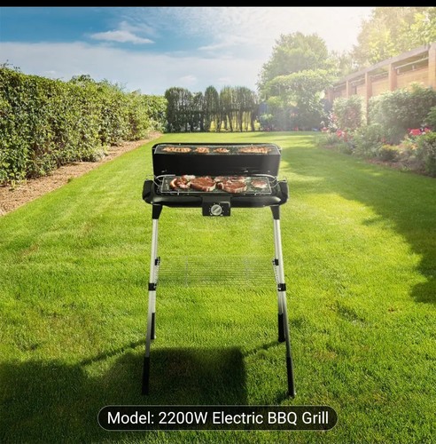 Electric barbecue with h88cm - barbecue,