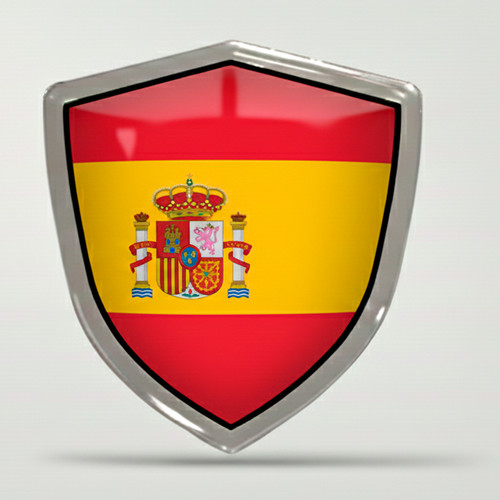 Autocollant drapeau espagne - autocollant,