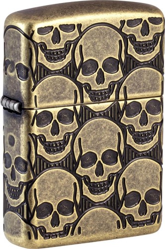 Briquet zippo skulls armor - briquet,